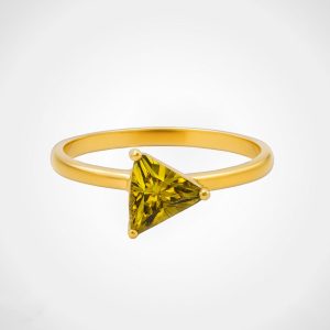 Anillo "Aurora" - Amatista Triangular - Image 3