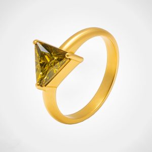 Anillo "Aurora" - Amatista Triangular - Image 4