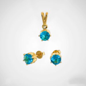 Conjunto Zircones Oval - Image 1